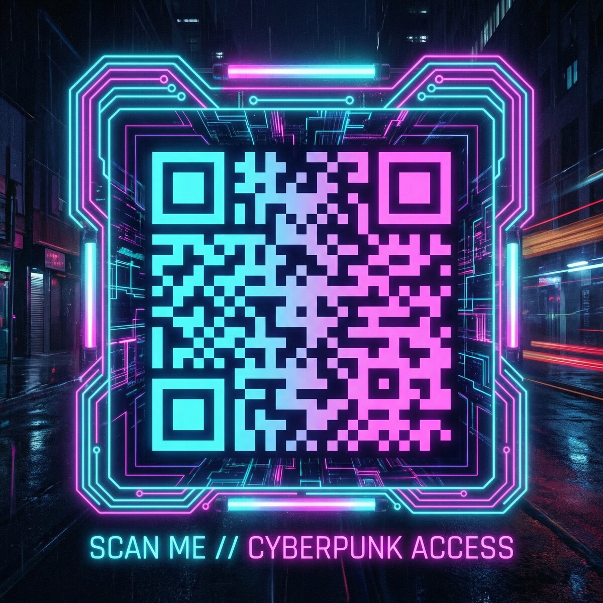 情深叉喔二维码